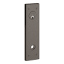 Baldwin Mid-Century Series 9-13/16 Inch Pair of Dummy Door Rosettes from the Estate Collection Lifetime Graphite Nickel